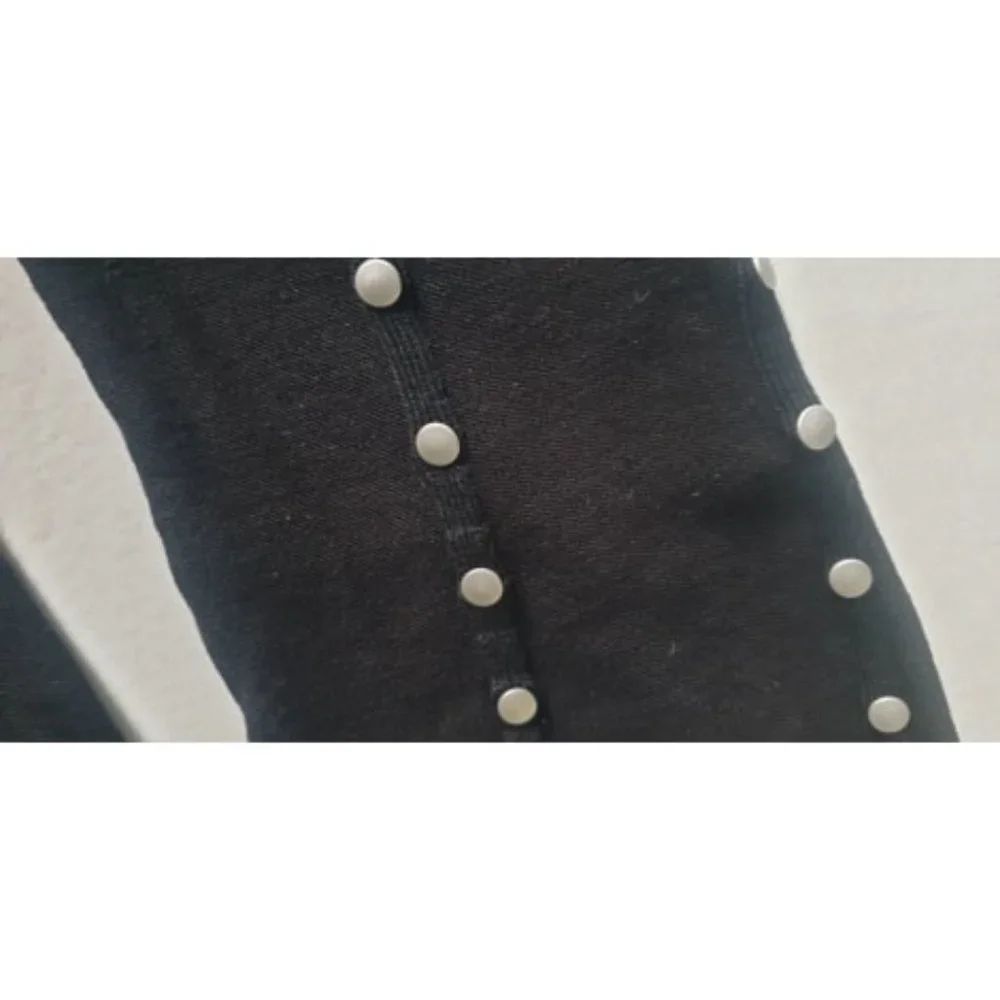 WOLFORD MERINO STUDS LEGGINGS black size L - Picture 7 of 8